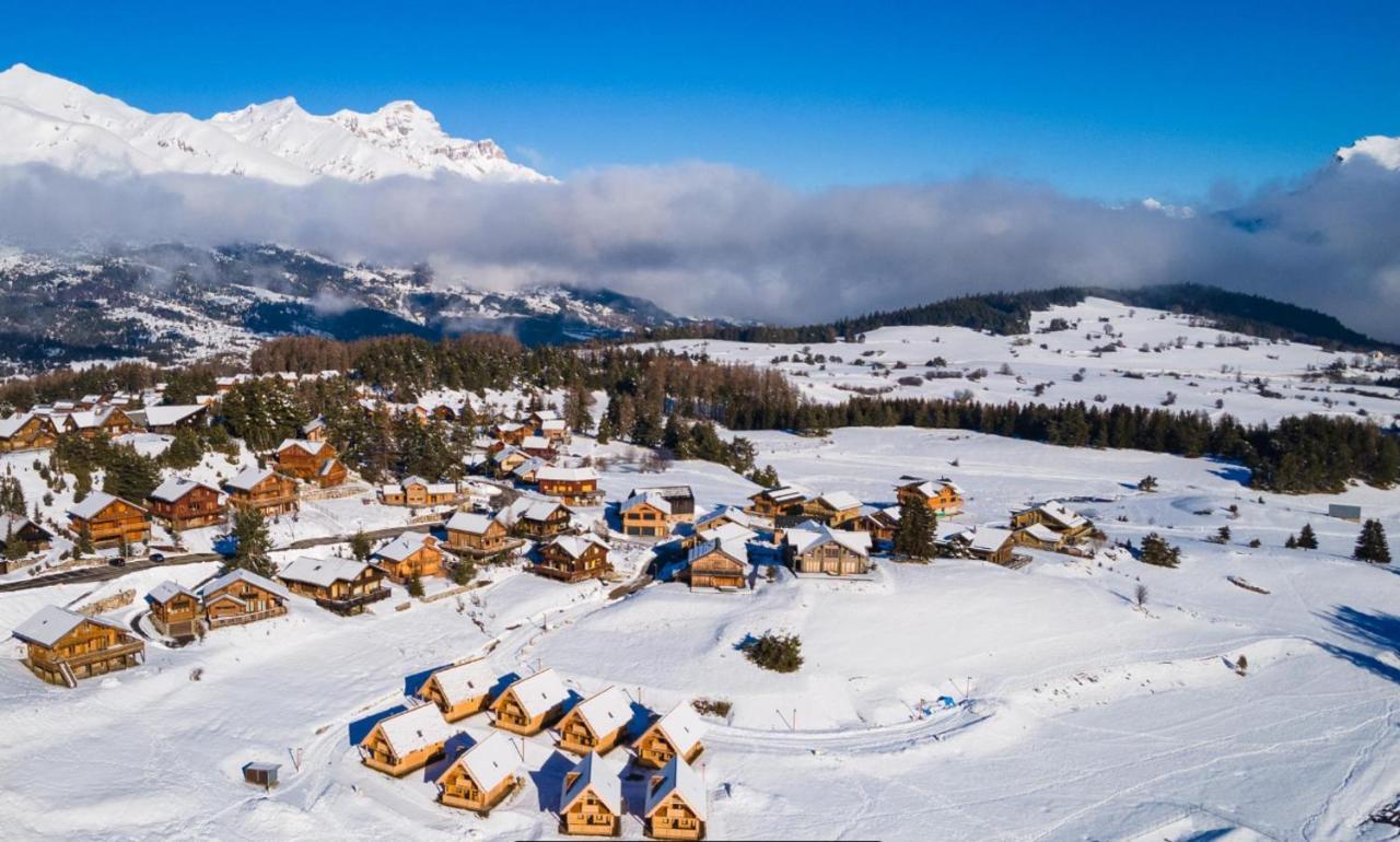 Ferienwohnung Eden Sur Les Pistes Avec Vue Panoramique Sur La Vallee La Joue du Loup Exterior foto