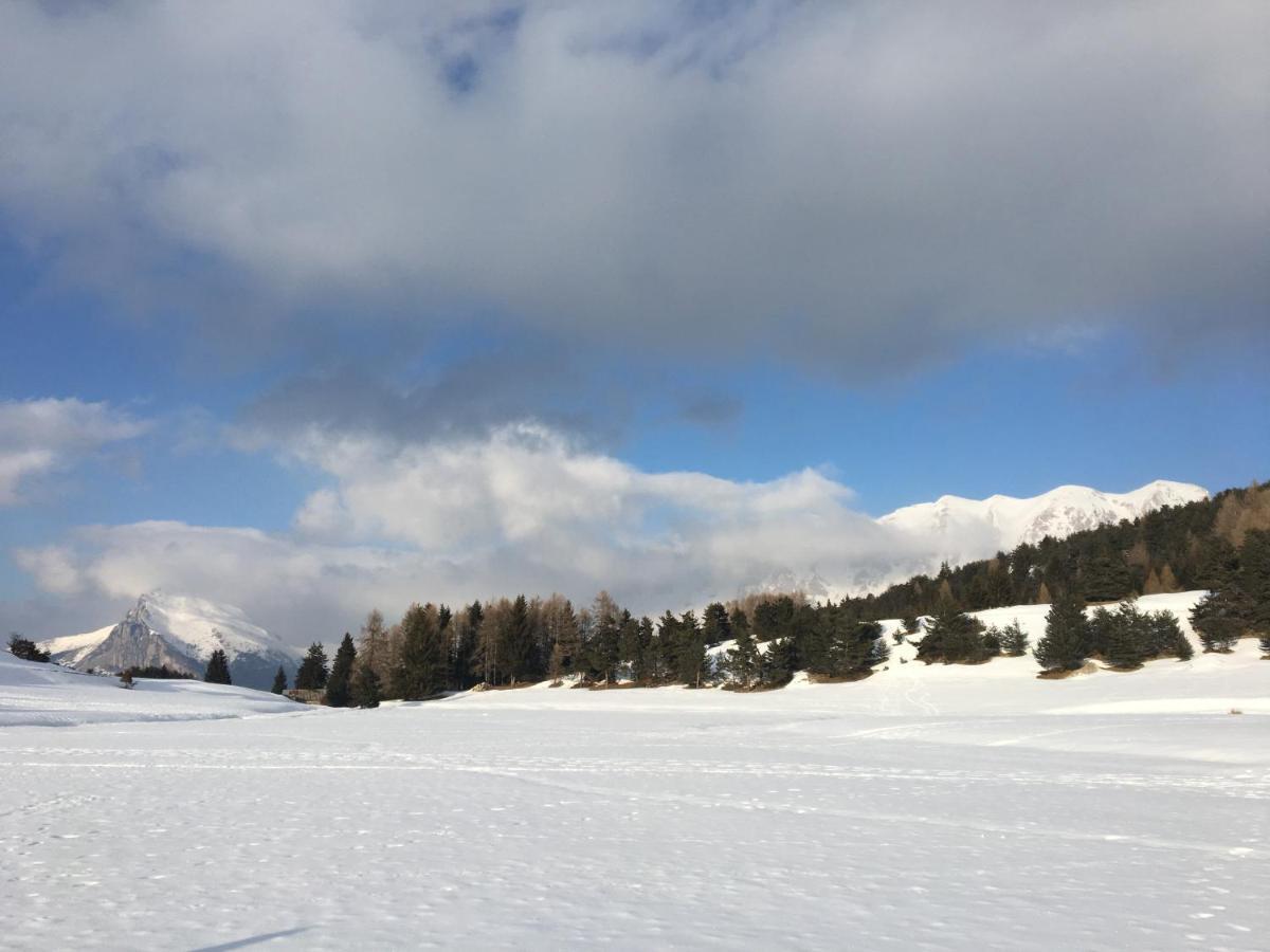 Ferienwohnung Eden Sur Les Pistes Avec Vue Panoramique Sur La Vallee La Joue du Loup Exterior foto