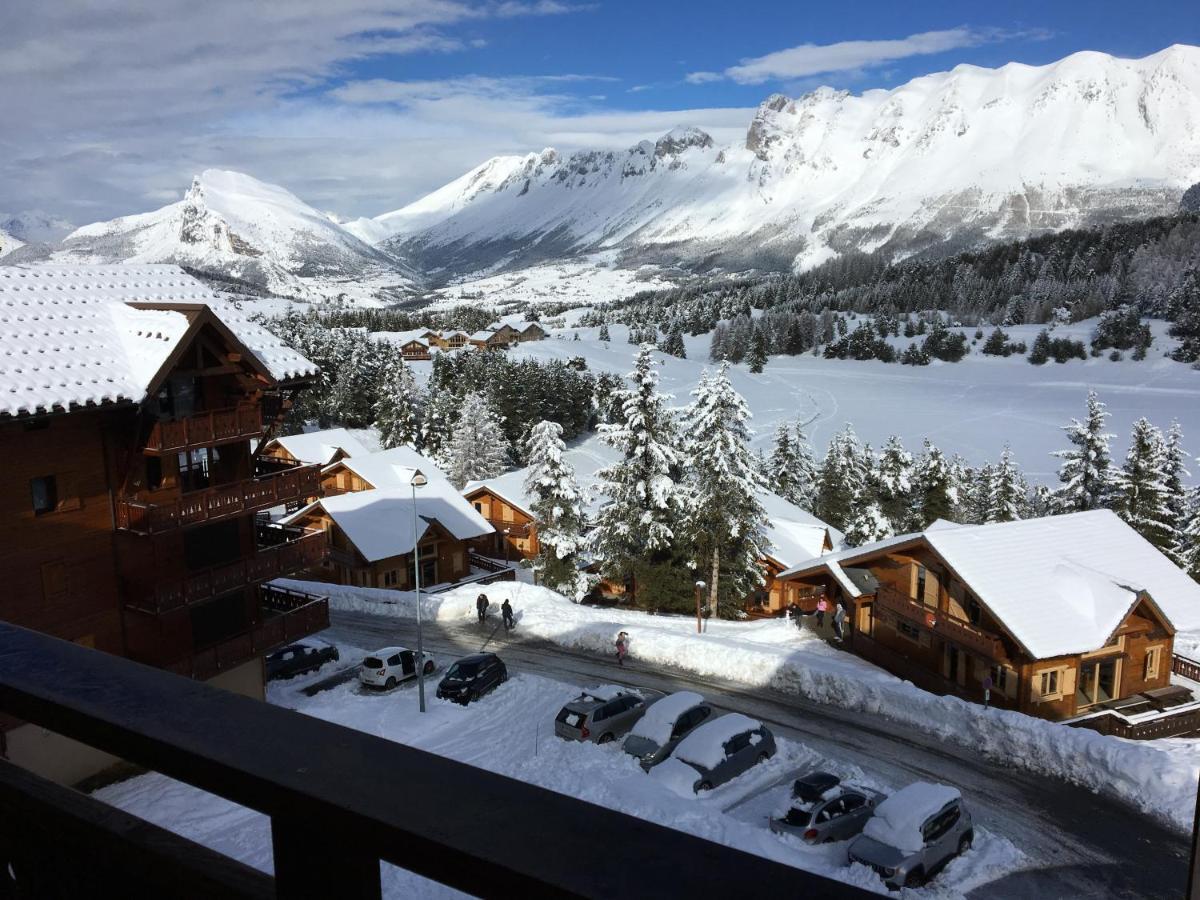Eden Sur Les Pistes Avec Vue Panoramique Sur La Vallee La Joue du Loup Exterior foto
